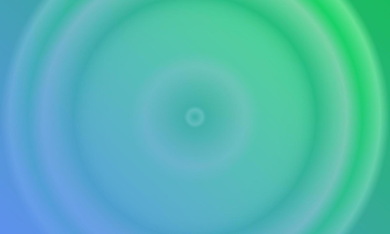 green and blue circle radial gradient abstract background. simple, blur, shiny, modern and colorful style. use for homepage, backgdrop, wallpaper, cover, poster, banner or flyer vector