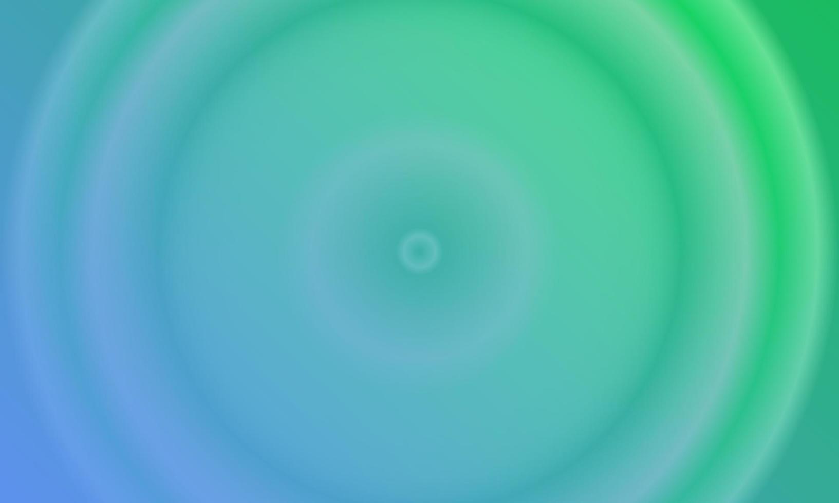 Fondo abstracto de degradado radial de círculo verde y azul. estilo simple, borroso, brillante, moderno y colorido. uso para página de inicio, fondo, papel tapiz, portada, afiche, pancarta o volante vector