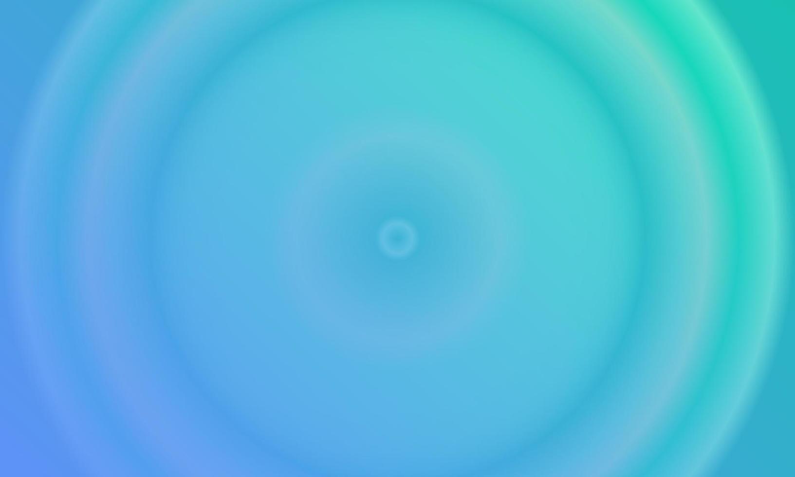 tosca green and blue circle radial gradient abstract background. simple, blur, shiny, modern and colorful style. use for homepage, backgdrop, wallpaper, cover, poster, banner or flyer vector