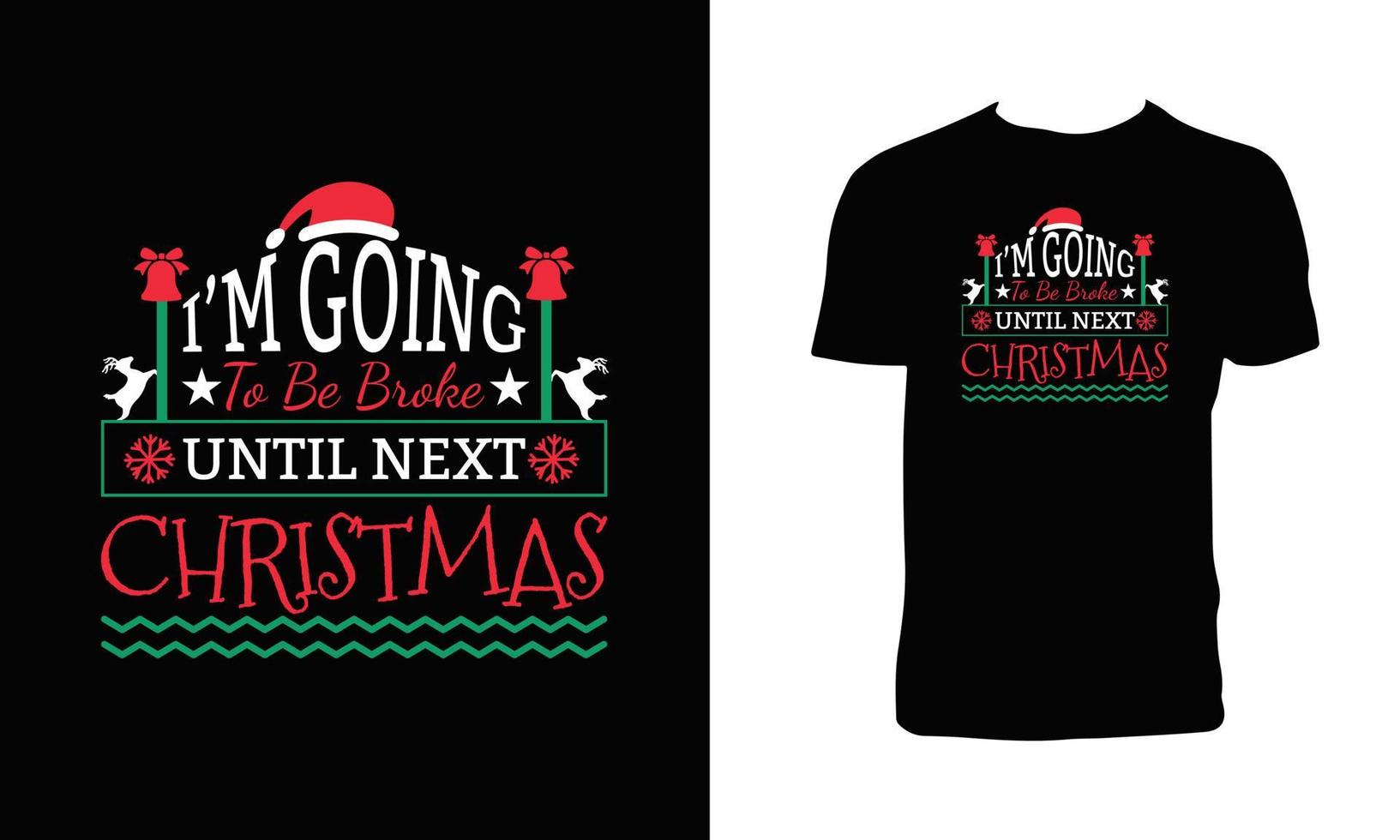 Decorative Christmas Vector T Shirt Design