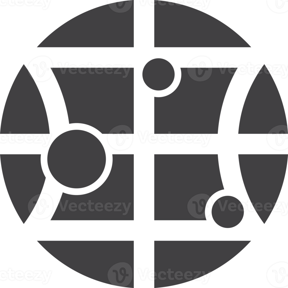 radar screen illustration in minimal style png