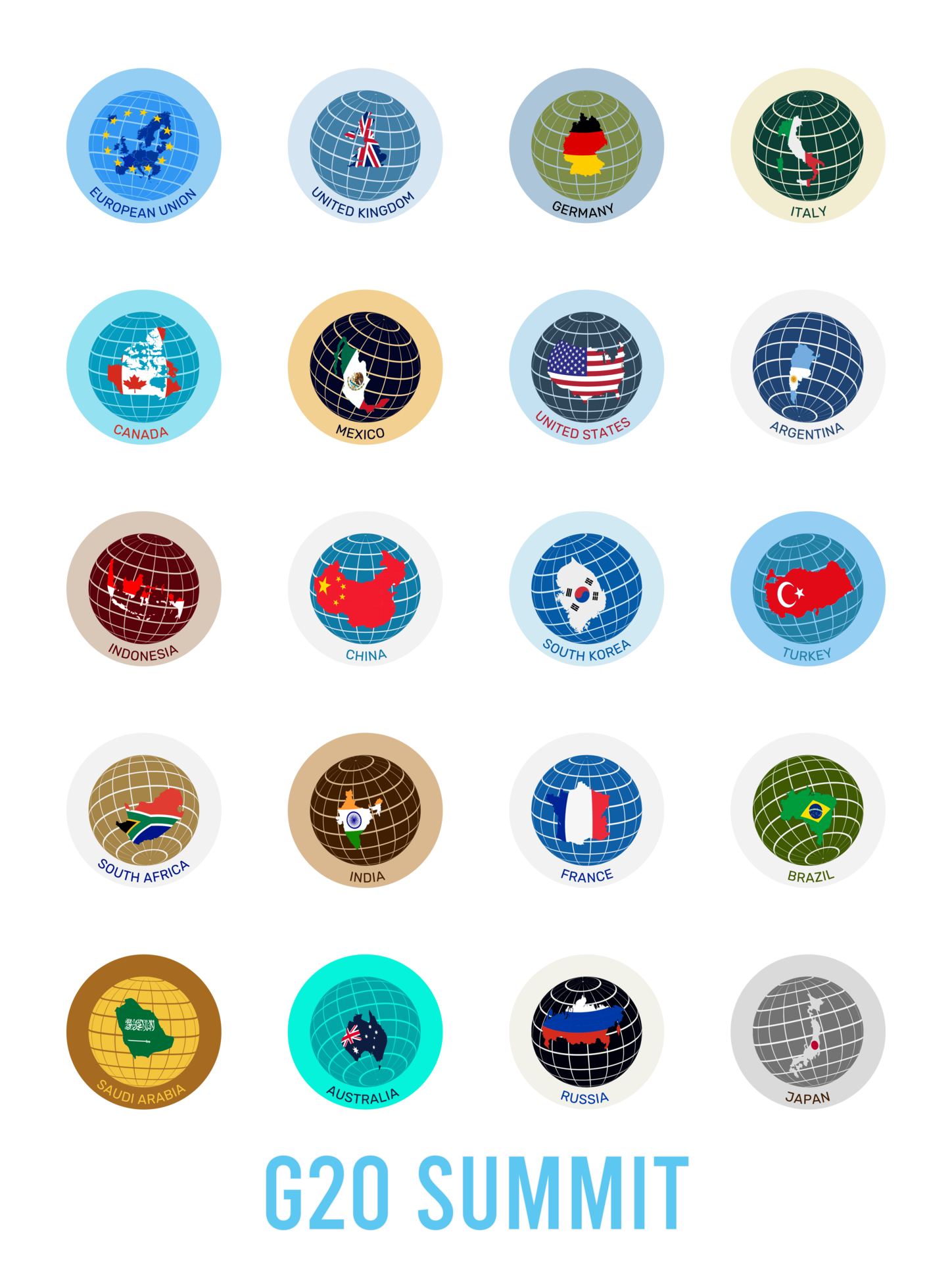 Illustration Of Flags And Maps Of The G 20 Countries In The Form Of A g20-summit-confirmed-1-5-target-and-mandate-for-a-successful-cop27-ecco