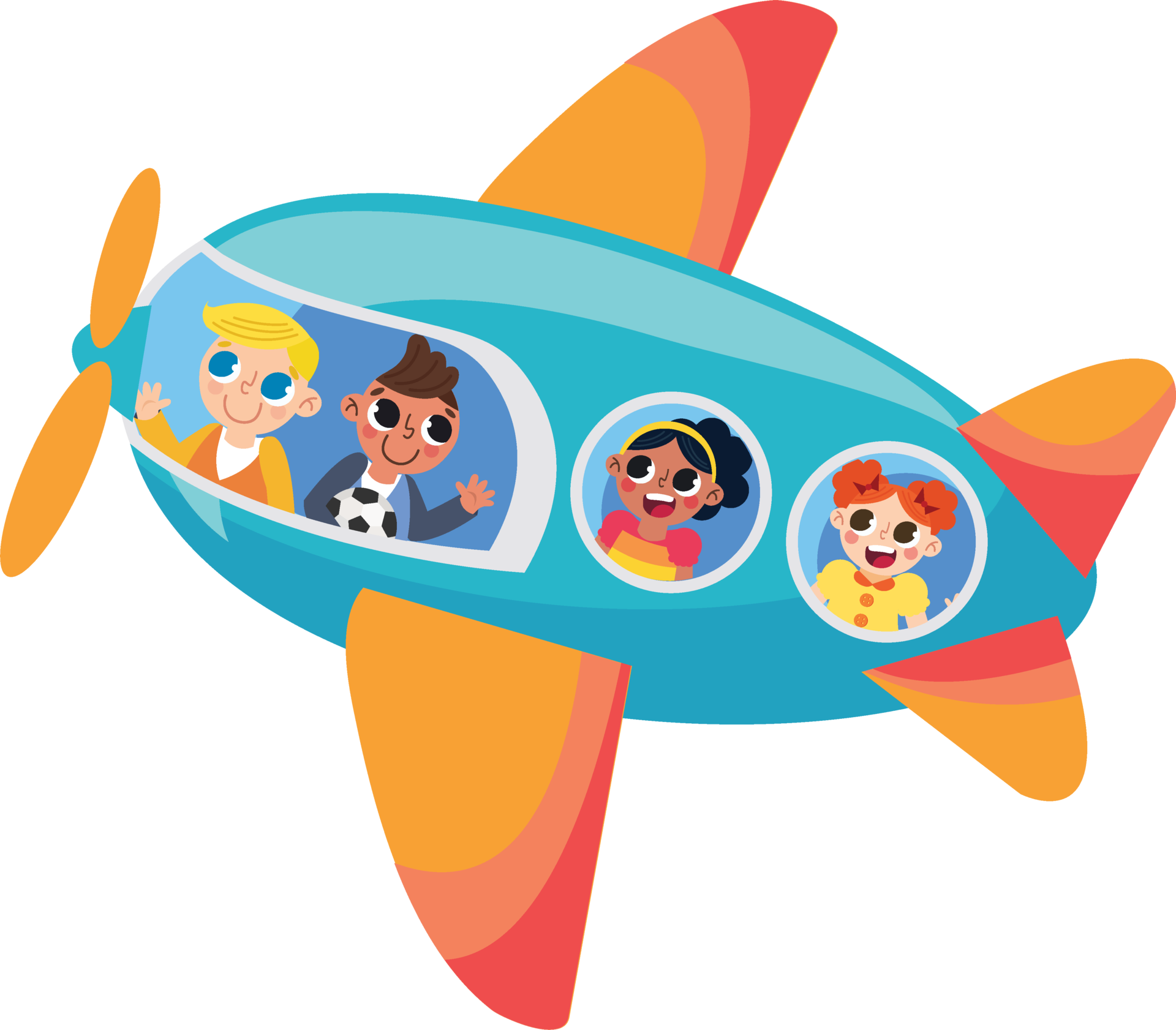 Kids In The Plane 13928955 PNG kids-in-the-plane-13928955-png