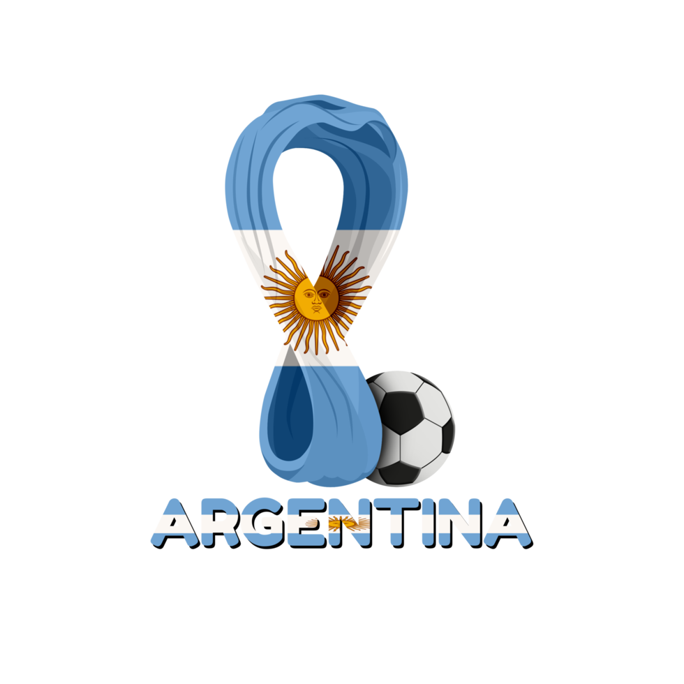 World cup 2022 flag Argentina png