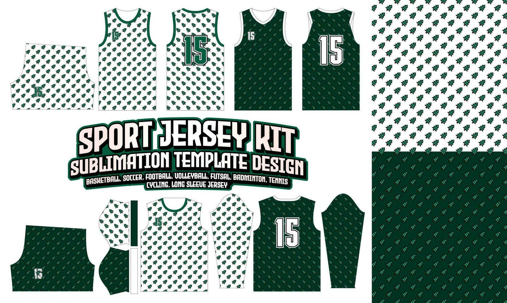 Christmas Jersey Apparel Sport Wear Sublimation pattern Design 222 for Soccer Football E-sport Basketball volleyball Badminton Futsal t-shirt vector