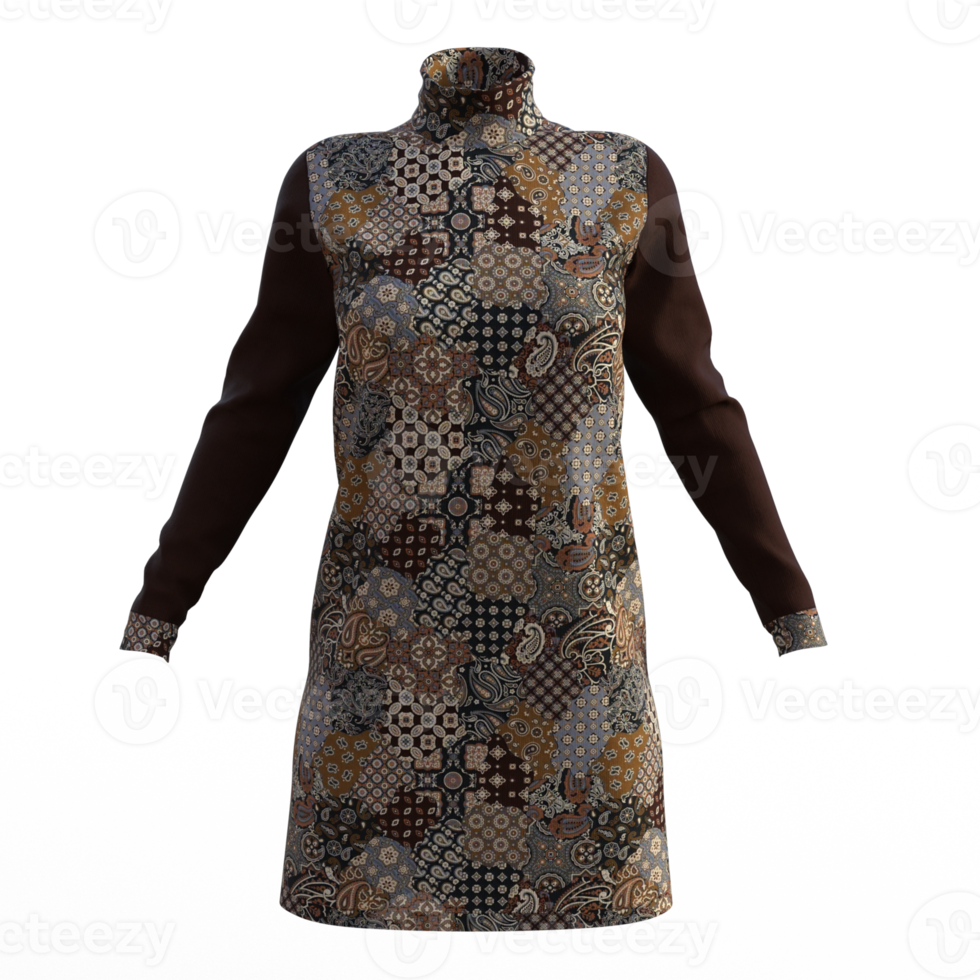 Dress 3d rendeing png