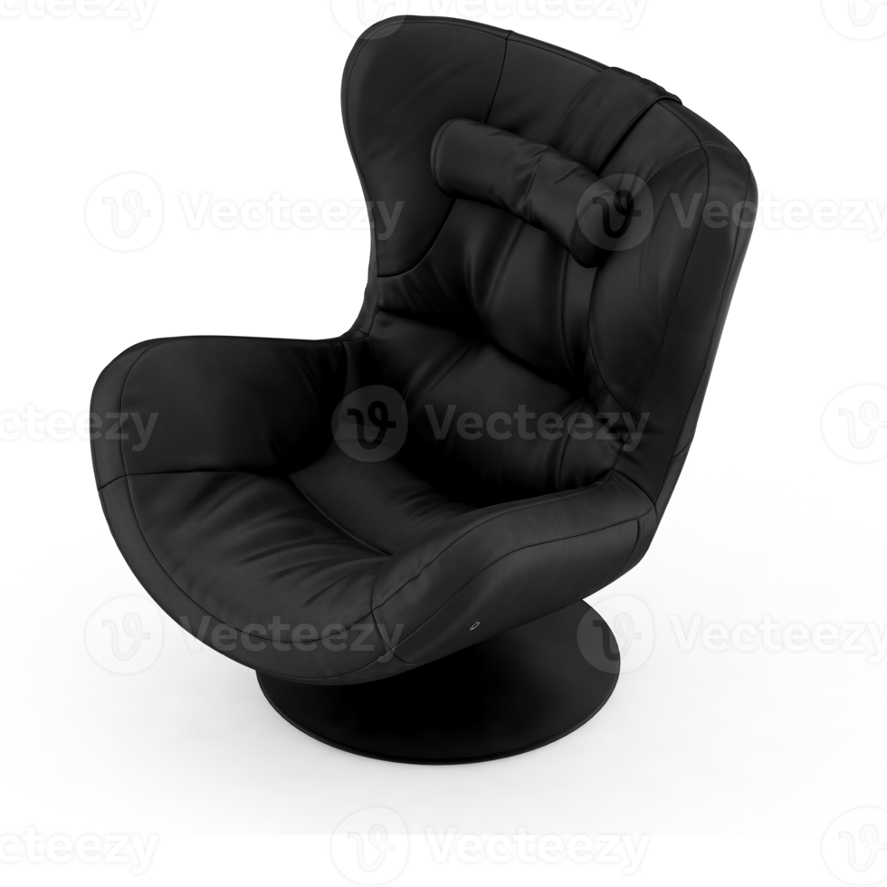 sillón isométrico aislado 3d render png