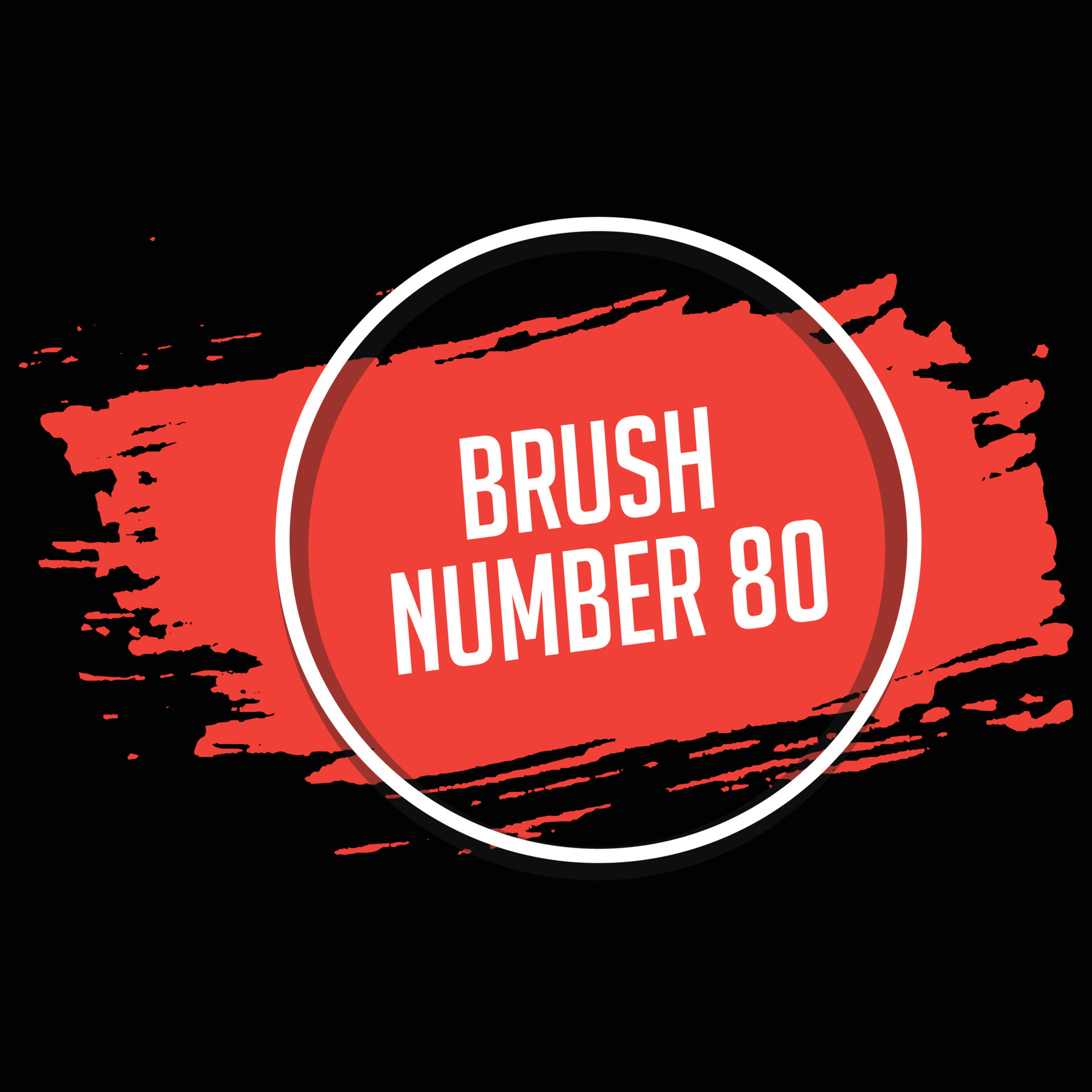 Modern red color abstract brush stroke 13929994 Vector Art at Vecteezy