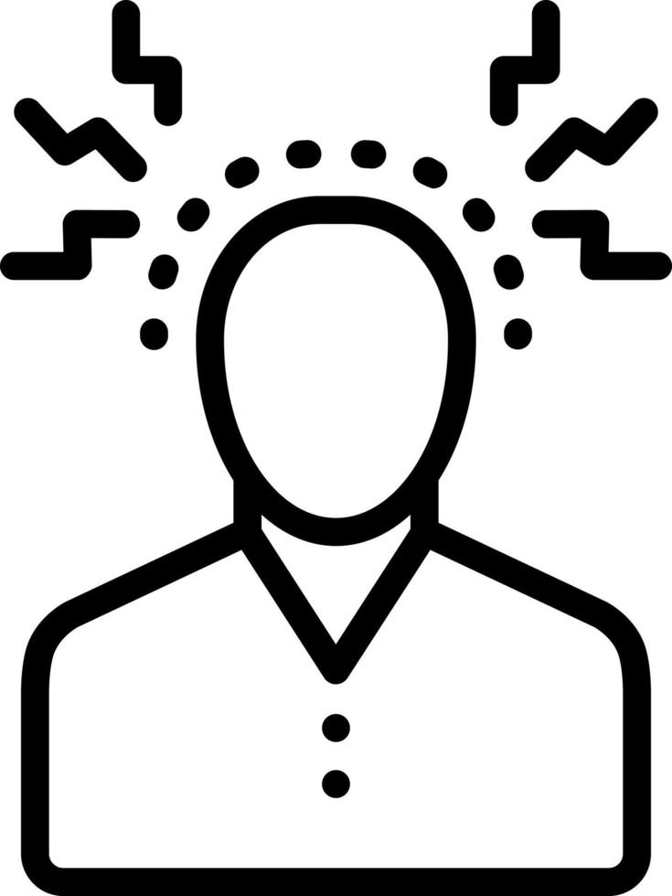 line icon for psychological vector