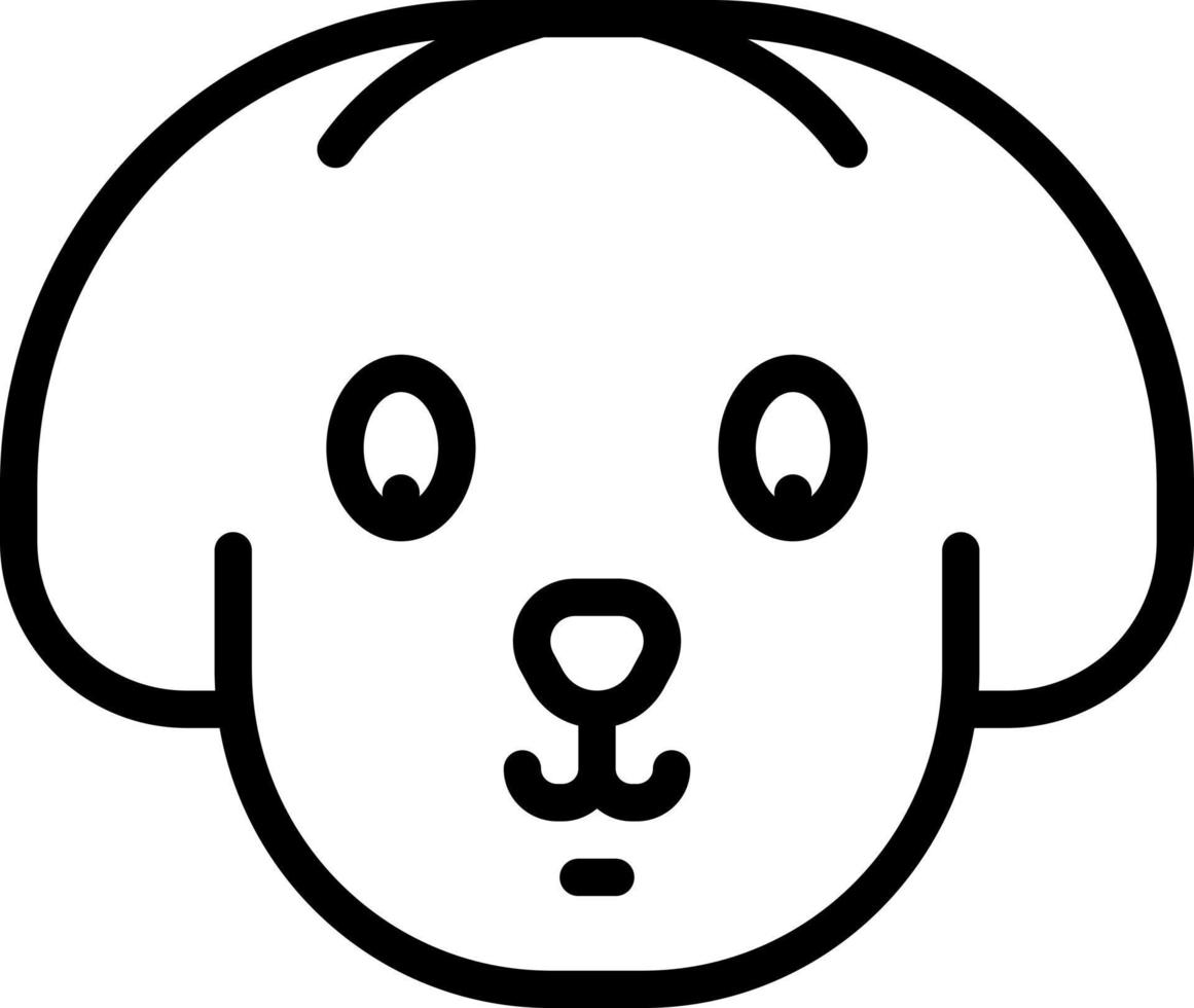 line icon for pet vector