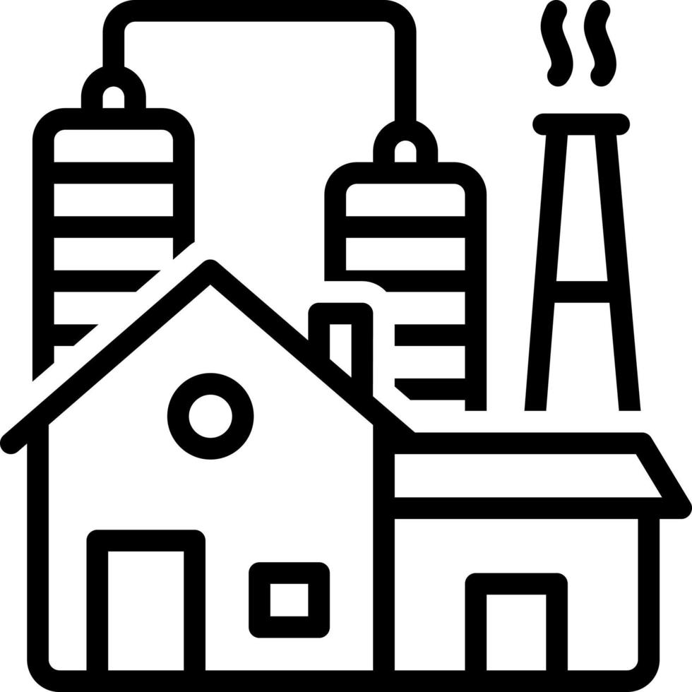 line icon for industry vector