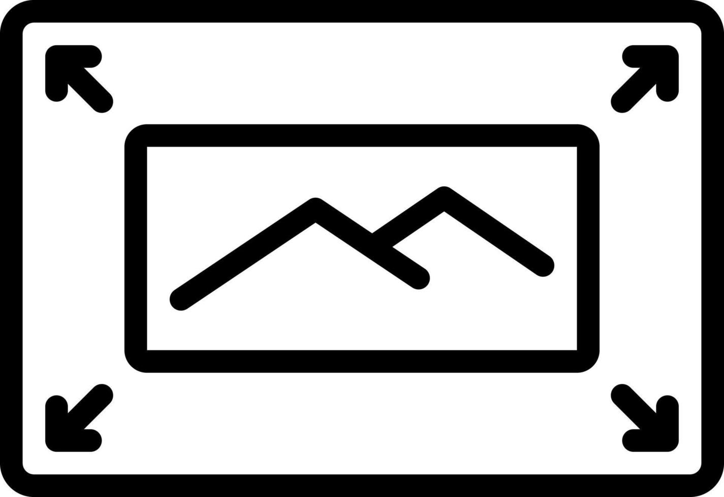 line icon for wide vector