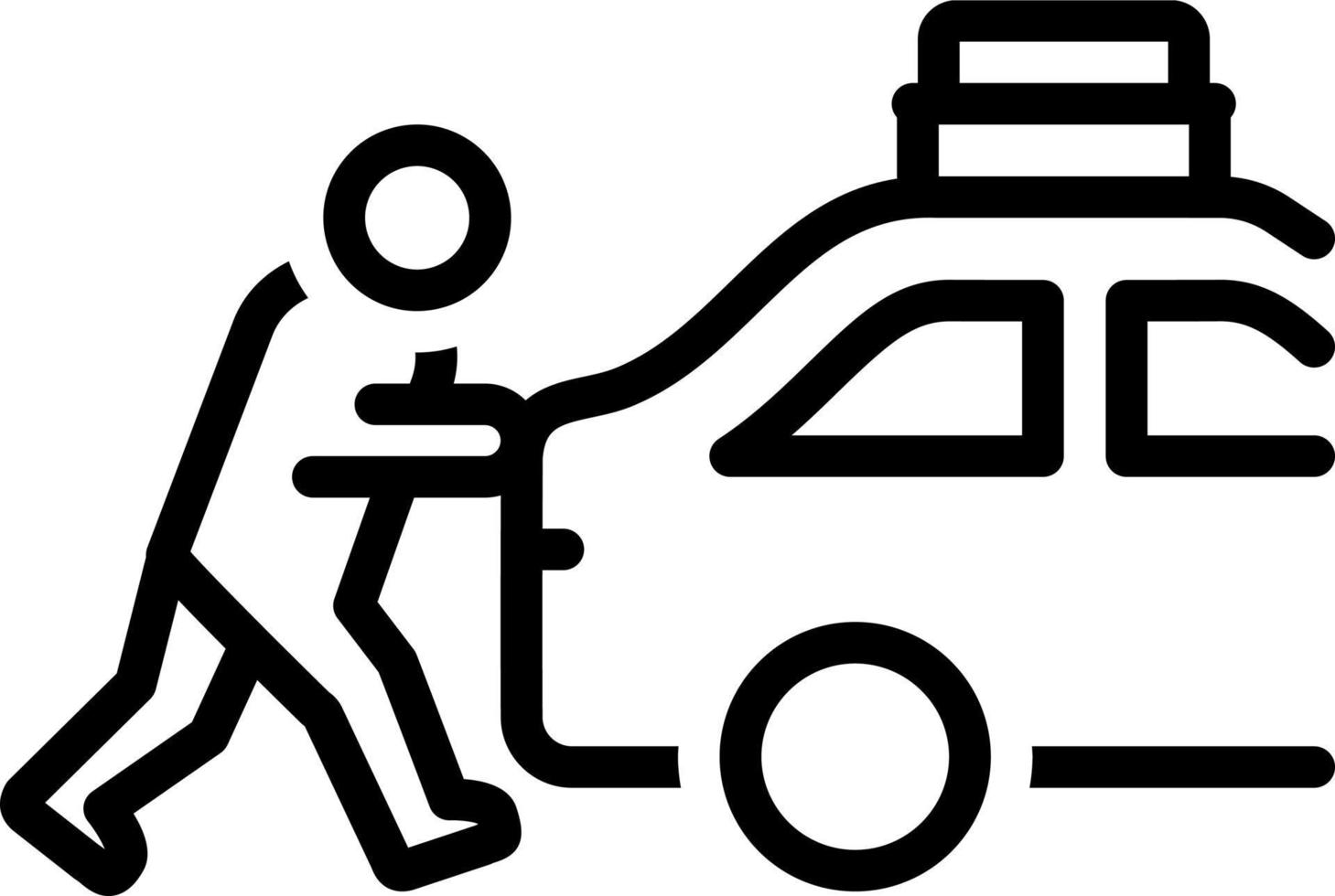 line icon for emphasize vector