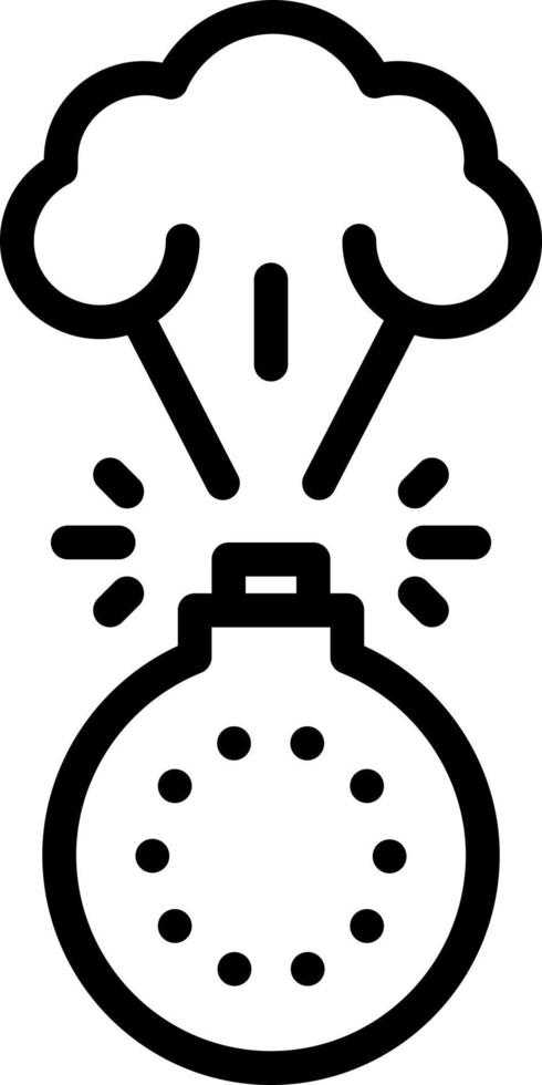 line icon for destruction vector