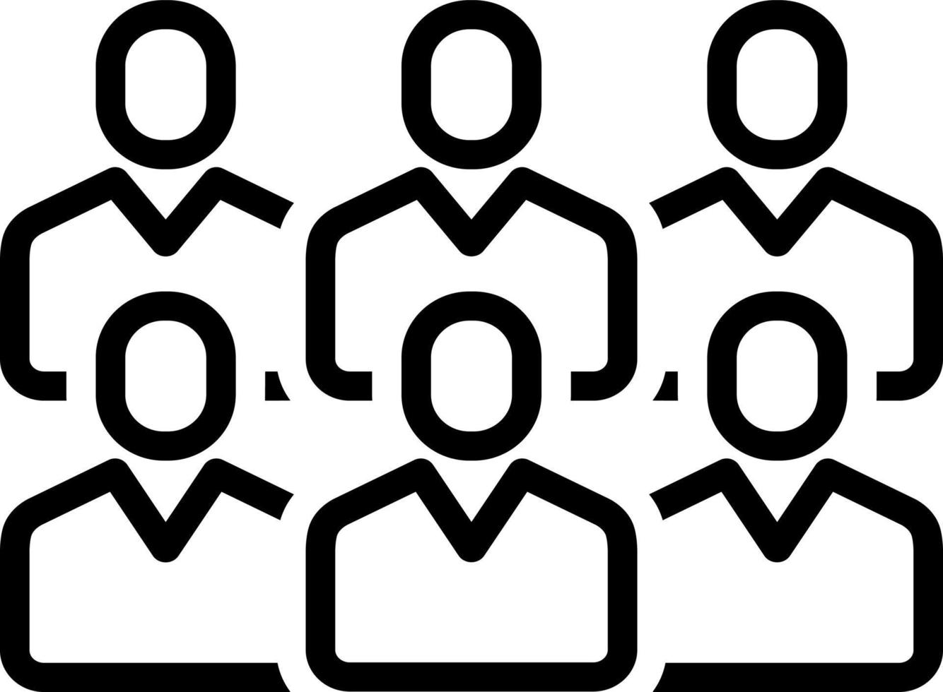 line icon for public vector