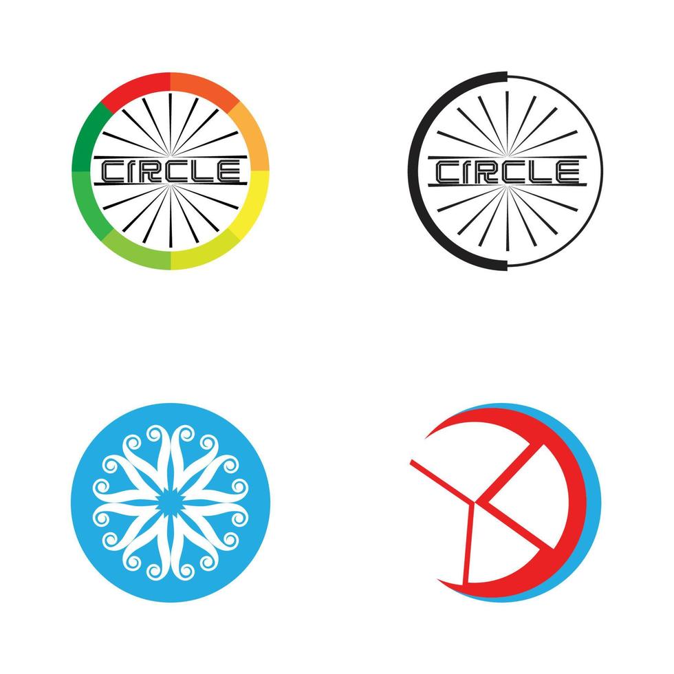 Circle logo template vector design