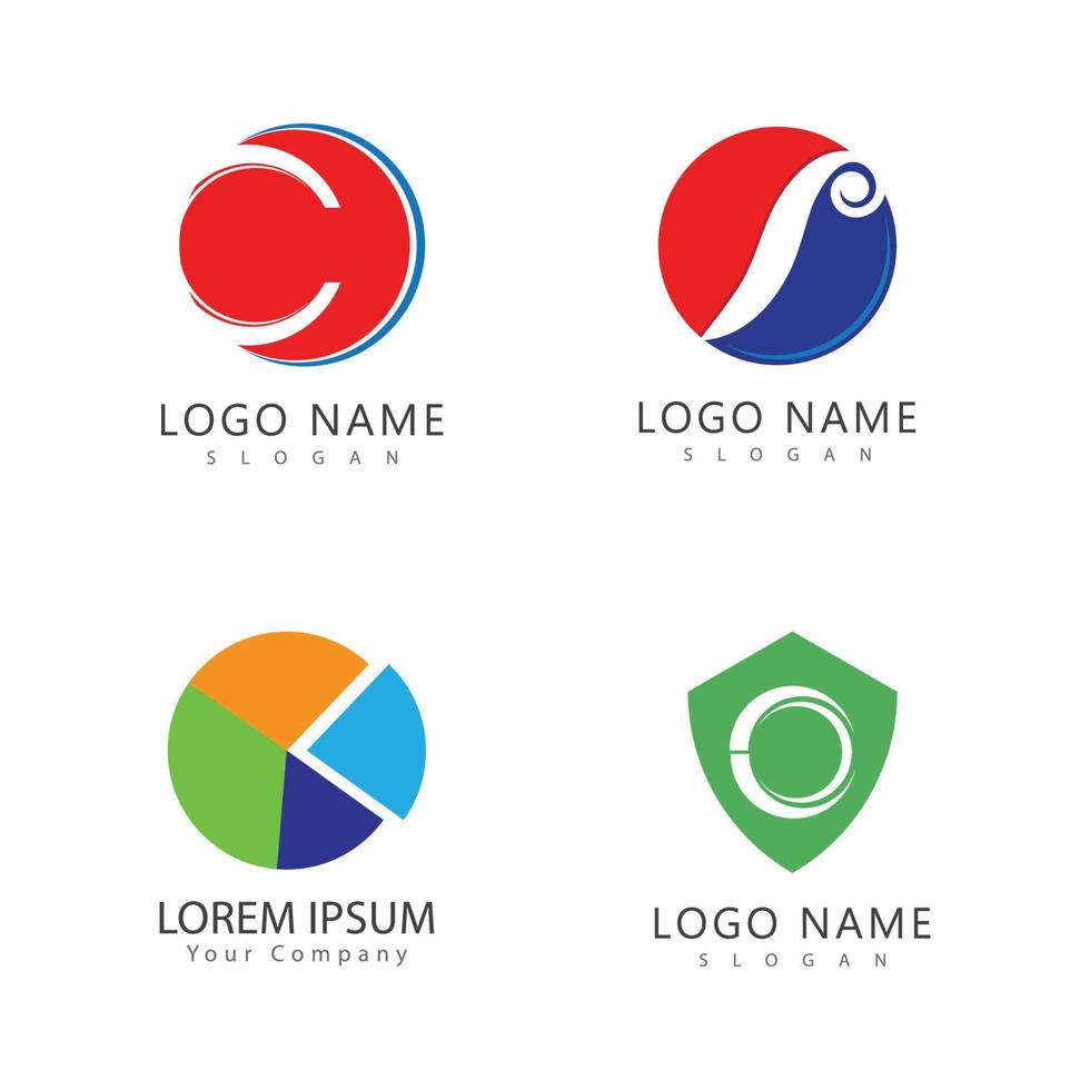 Circle logo template vector design