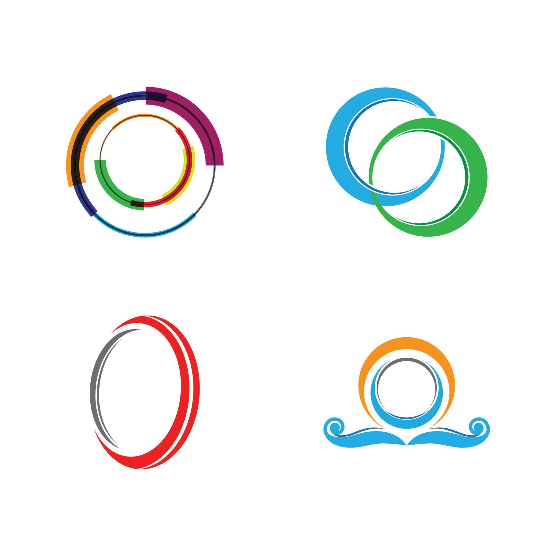 Circle logo template vector design 13930949 Vector Art at Vecteezy