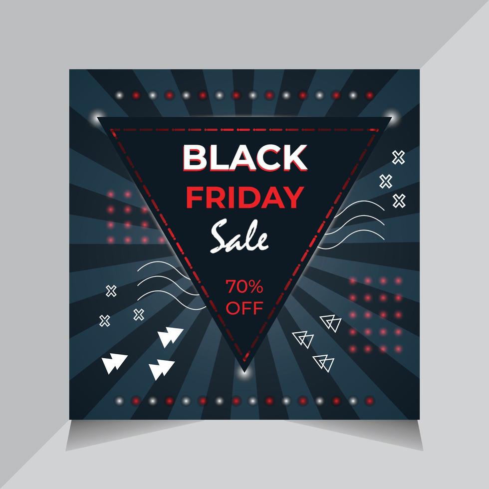 Black Friday Sale Banner Design, Social Media Banner template, Web Banner, Free Vector