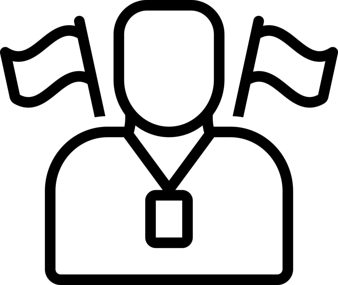 line icon for guide vector