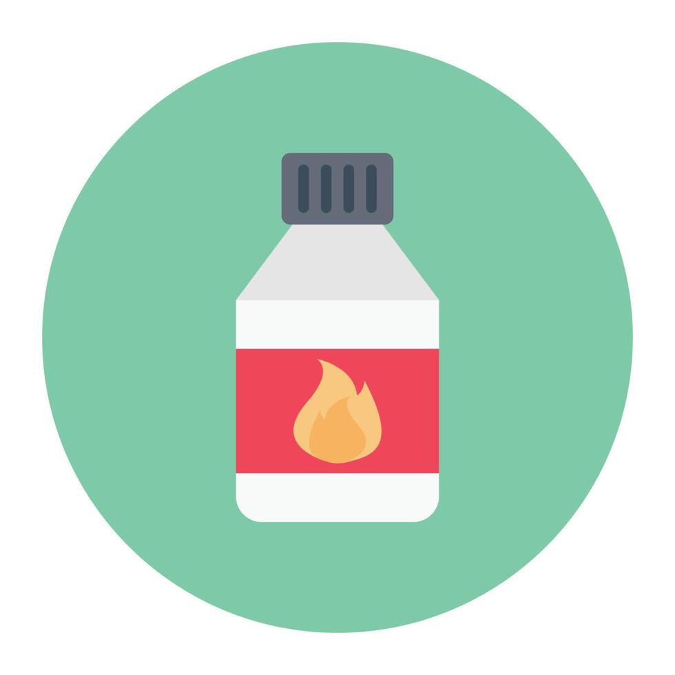 ilustración de vector de aceite de fuego en un fondo. símbolos de calidad premium. iconos vectoriales para concepto y diseño gráfico.