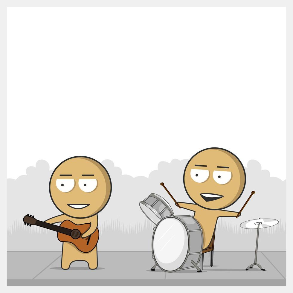 Rock band concert vector