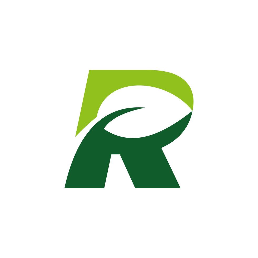 R Leaf Logo Vector Art, Icons, and Graphics for Free Download