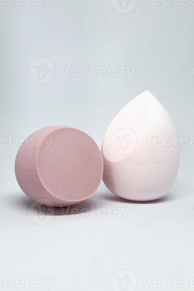 Make up sponge or beauty blender is a tool for applying foundation and other makeup products. photo