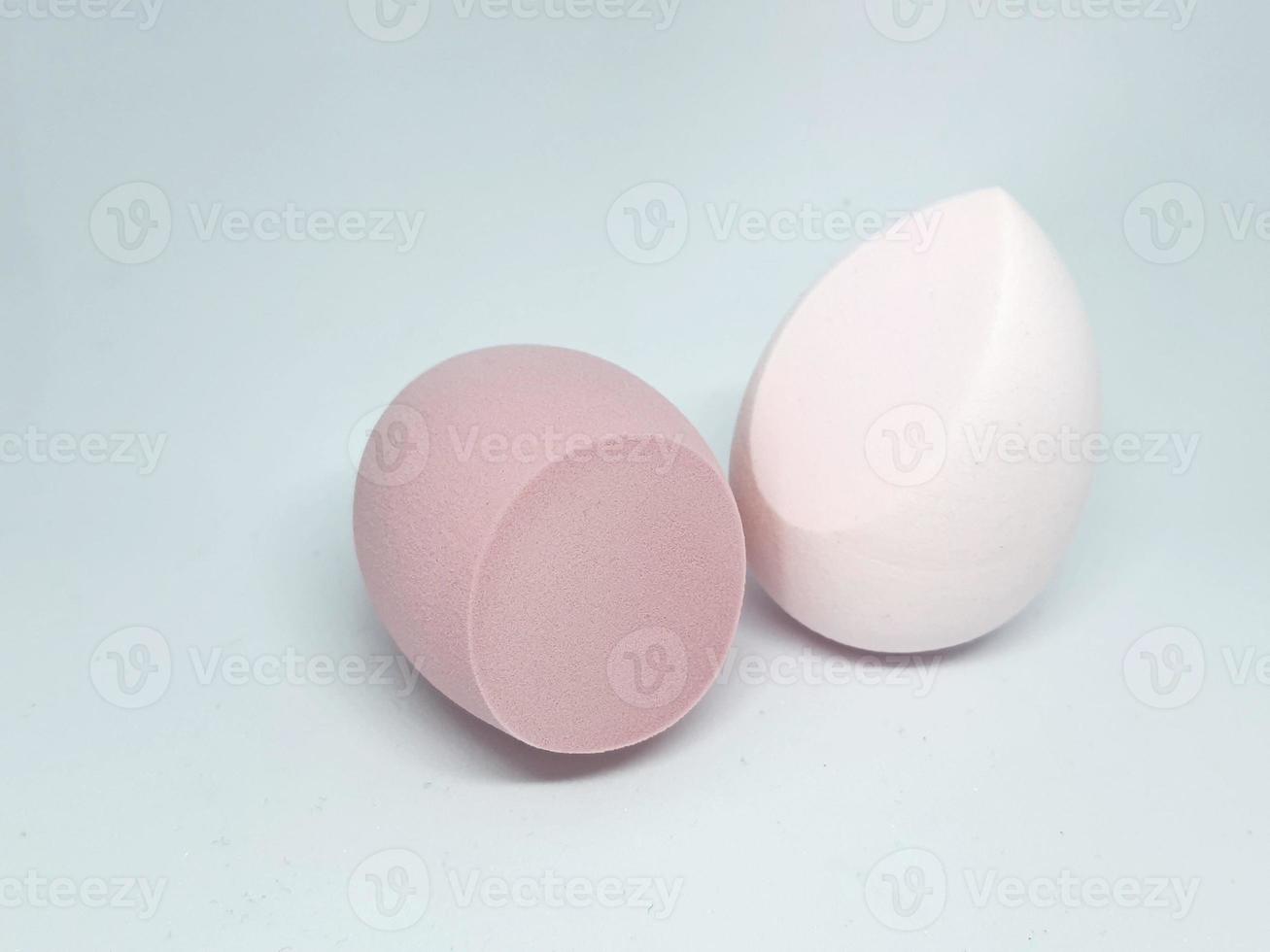 Make up sponge or beauty blender is a tool for applying foundation and other makeup products. photo
