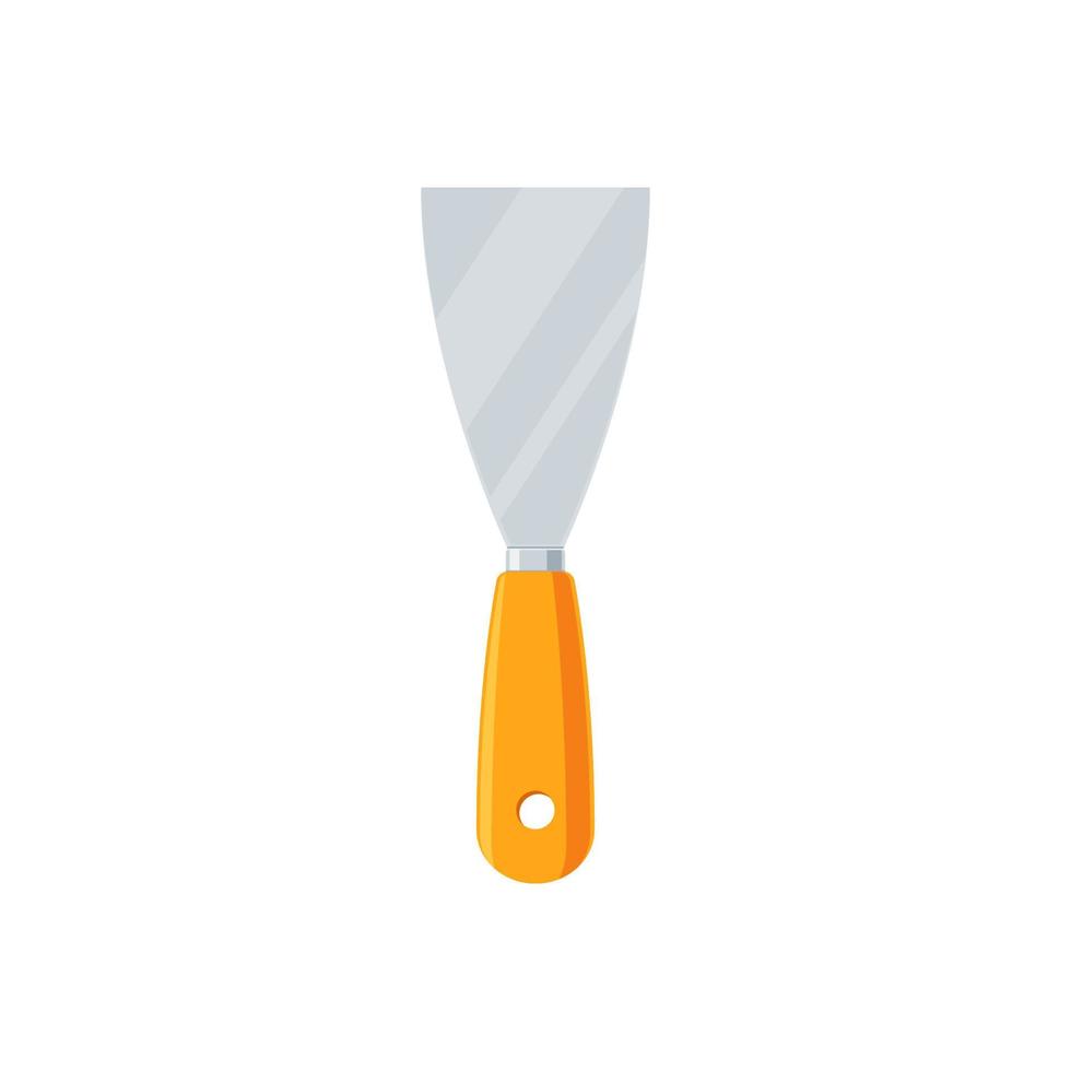 Putty knife flat design art vector