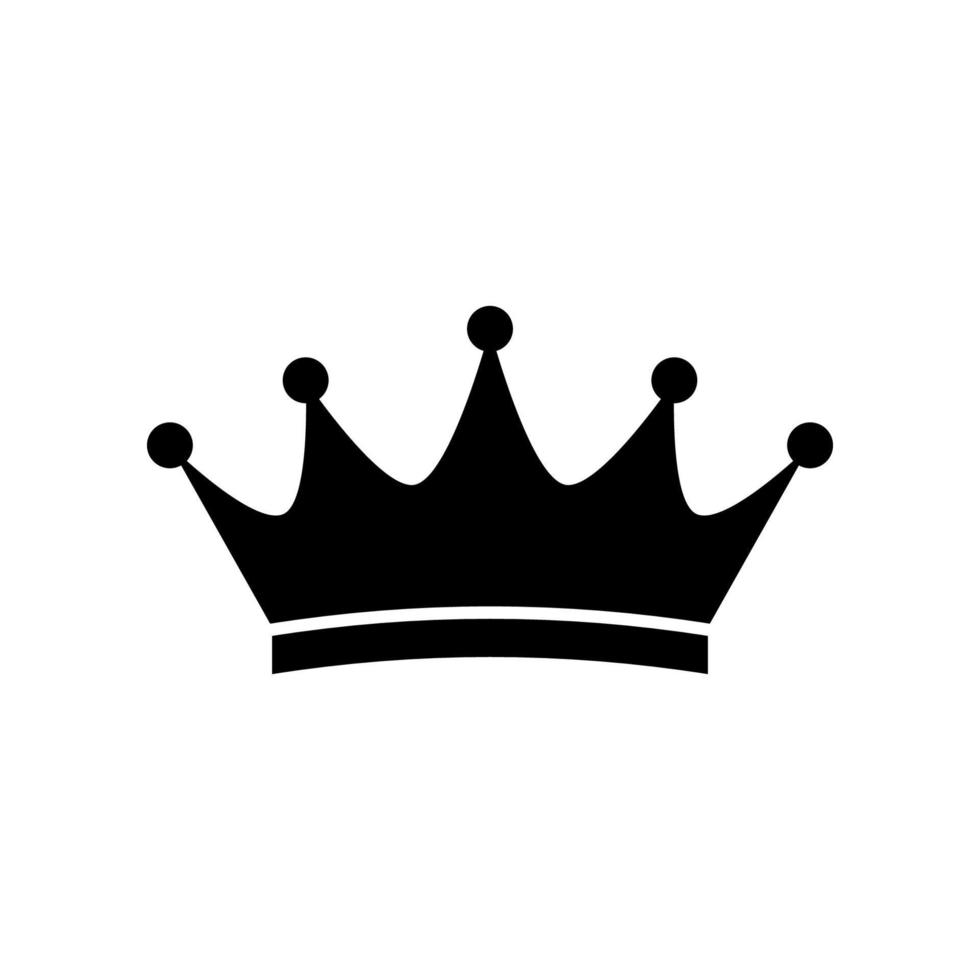 icono de vector de corona aislado