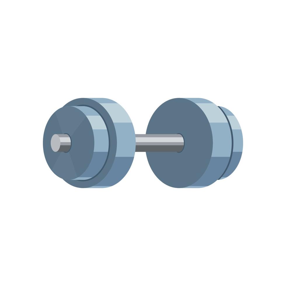 Barbell  weight flat design vector