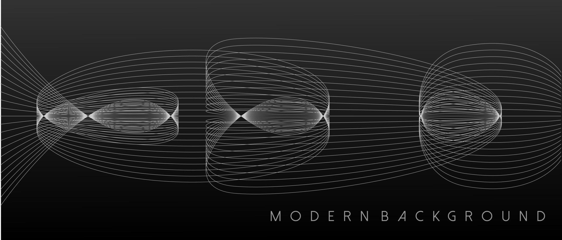 Abstract geometric line background vector