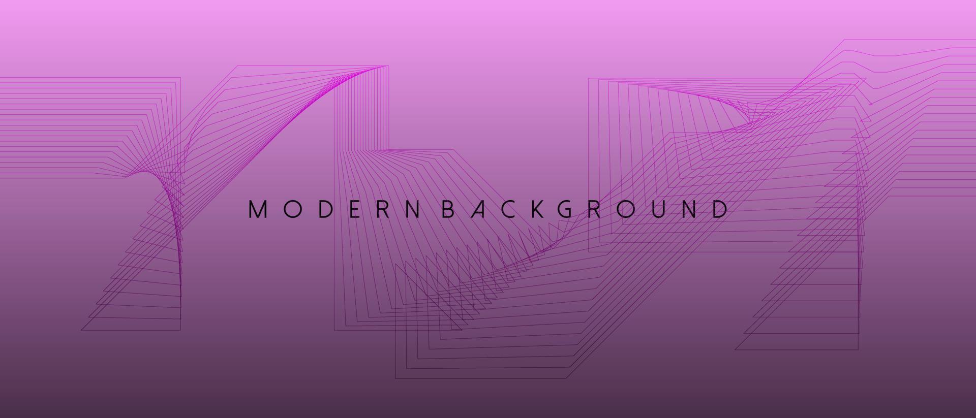 Abstract geometric line background vector
