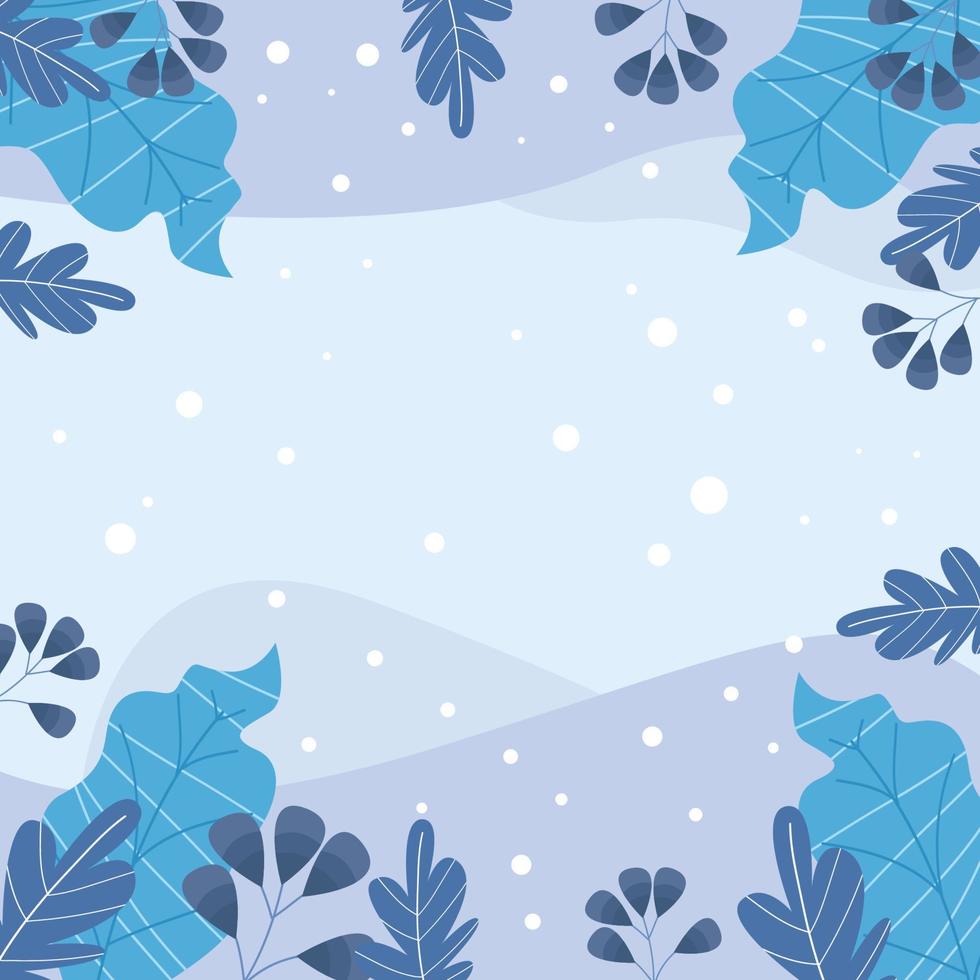 Modern abstract winter background suitable for winter wedding and merry christmas card vector