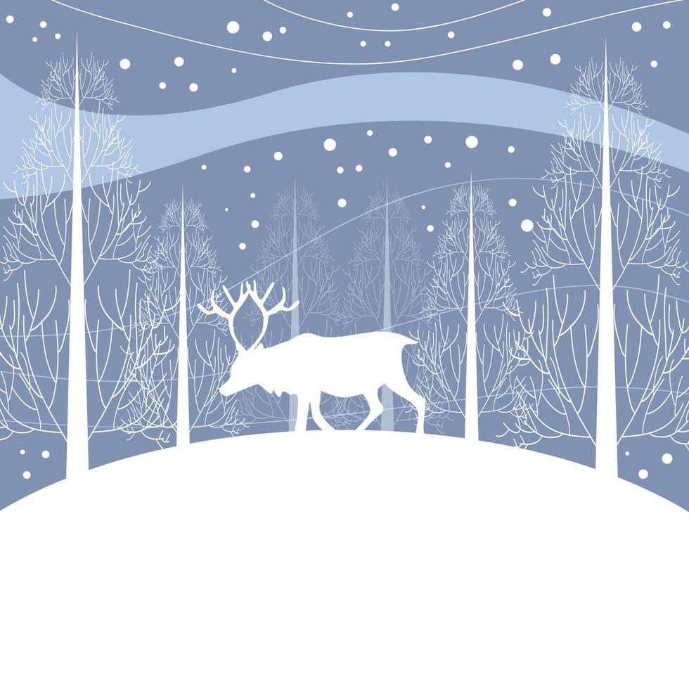 Modern abstract winter background suitable for winter wedding and merry christmas card vector