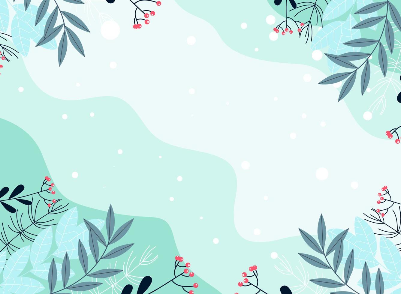 Modern abstract winter background suitable for winter wedding and merry christmas card vector