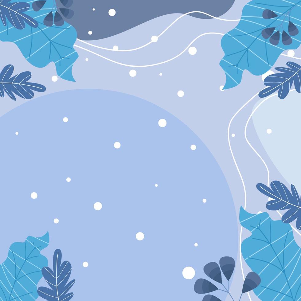 Modern abstract winter background suitable for winter wedding and merry christmas card vector