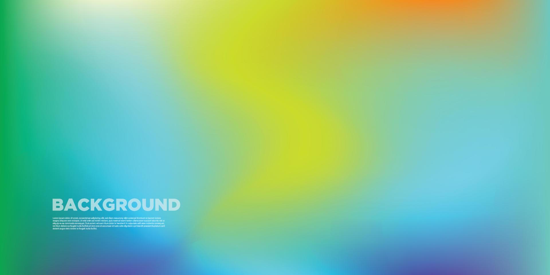 Abstract colorful gradient background vector template.