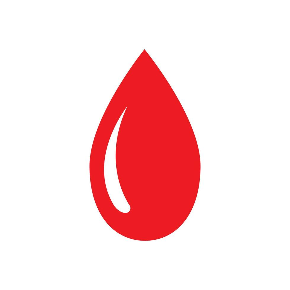 logo de ilustracion de sangre vector