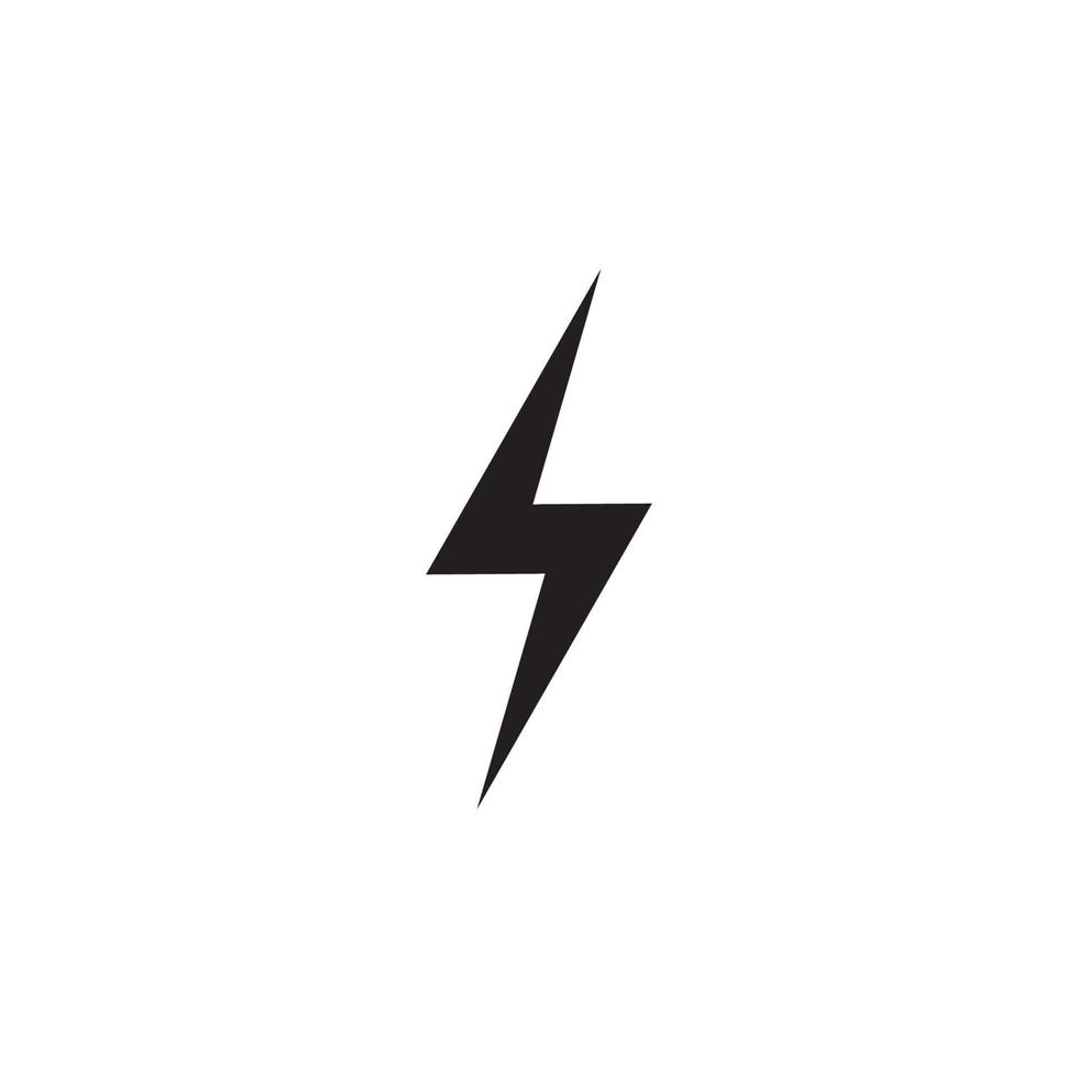 power lighting electric icon logo vector