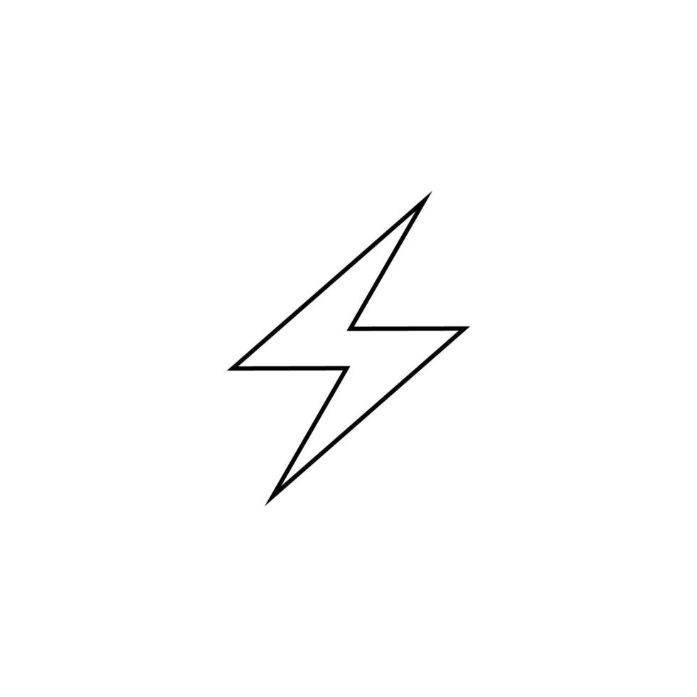 power lighting electric icon logo vector