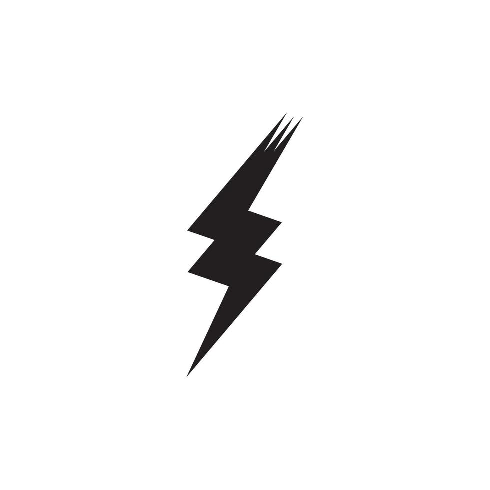 power lighting electric icon logo vector