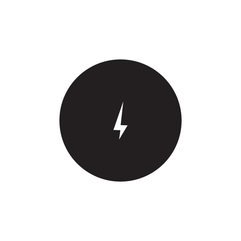 power lighting electric icon logo vector