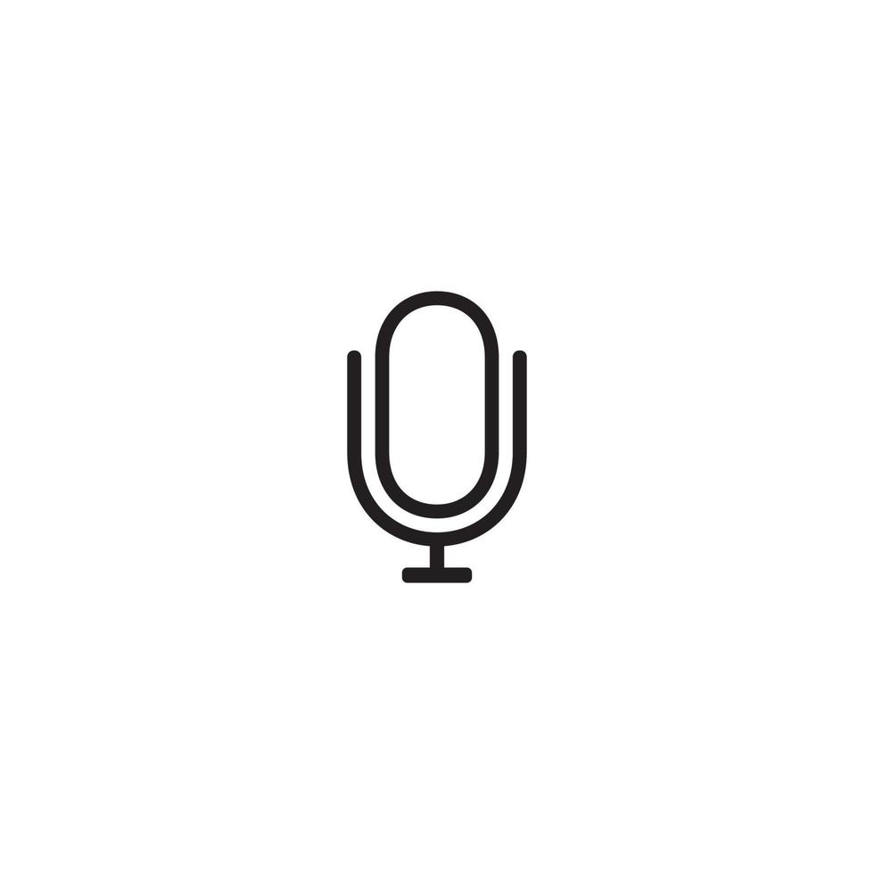 microphone icon vector