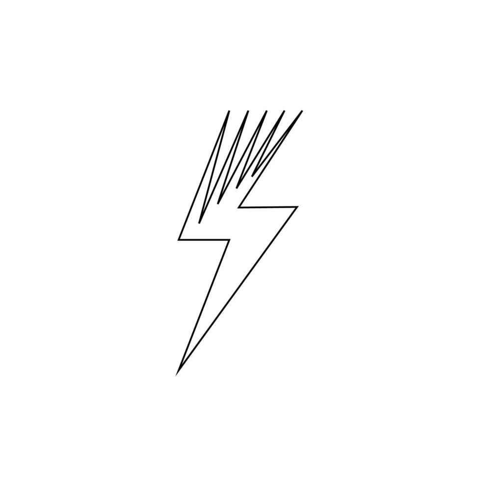 power lighting electric icon logo vector