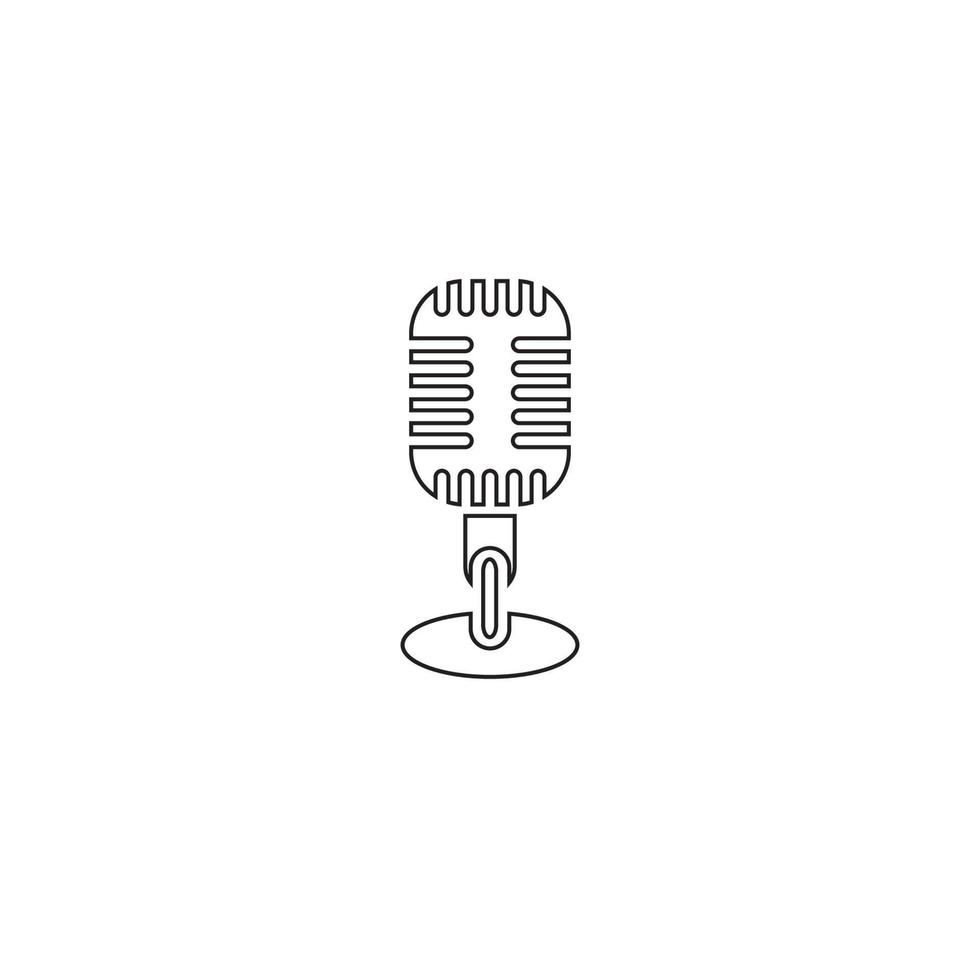 microphone icon vector