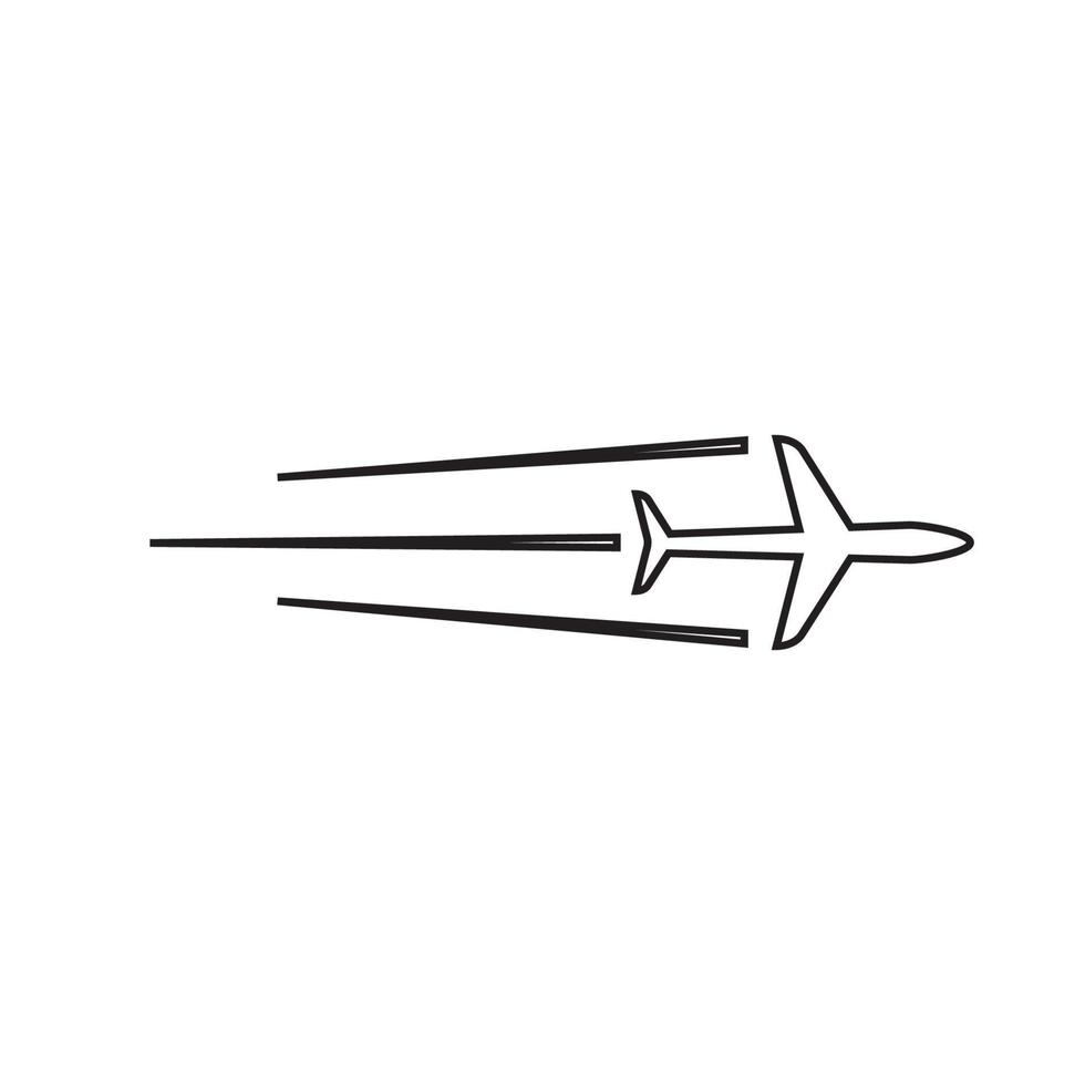 vector de logotipo de avión