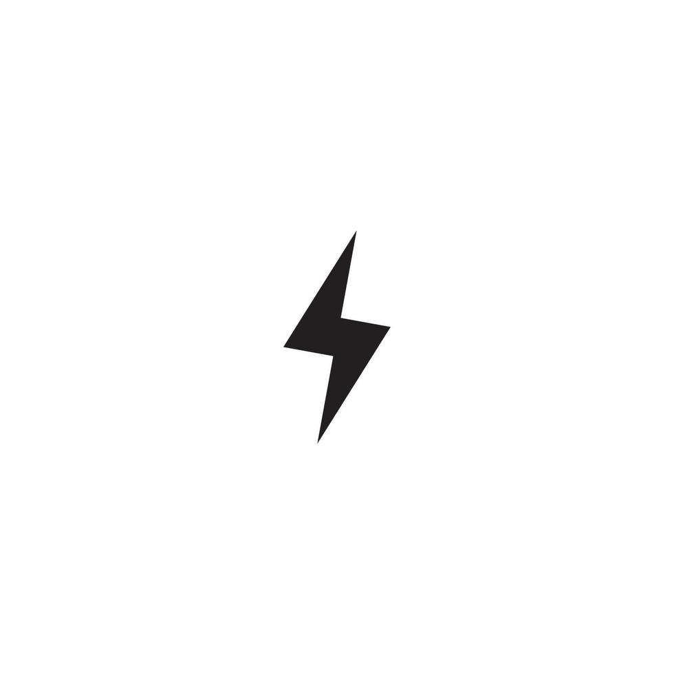 power lighting electric icon logo vector