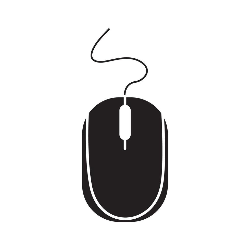 komputer mouse logo vector